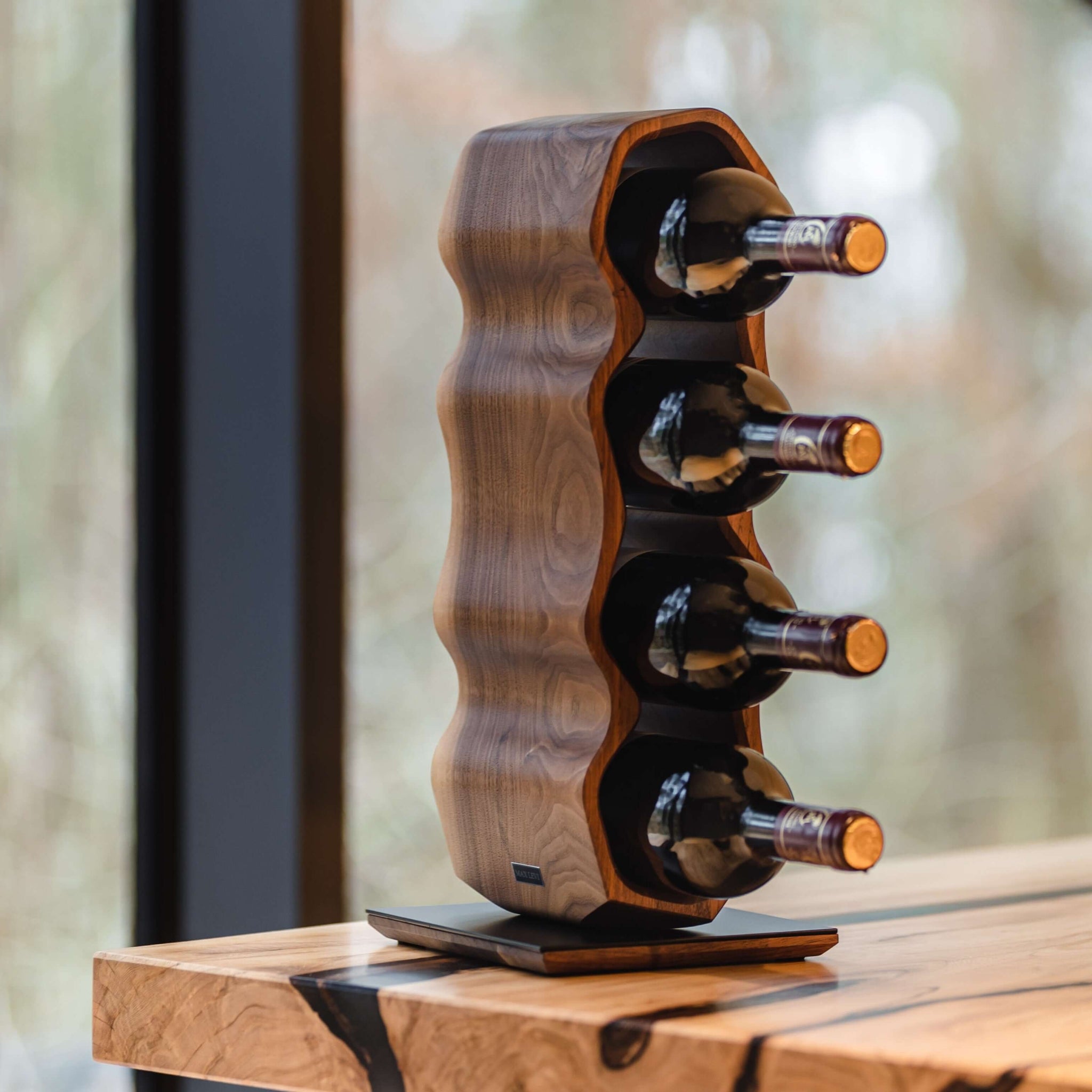 Max Levi® WARP American Walnut - WINE RACK