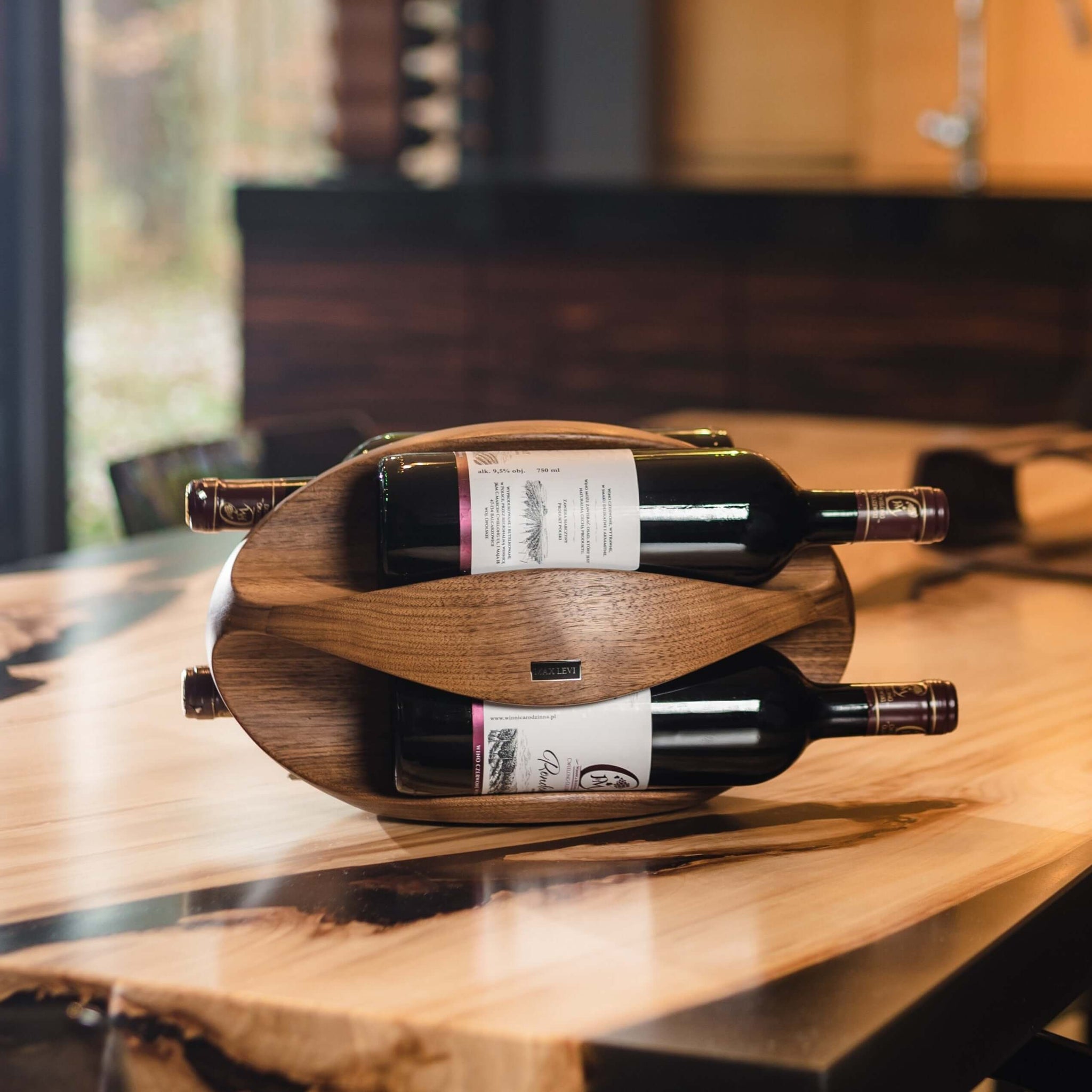 Max Levi® TRY American Walnut - WINE RACK